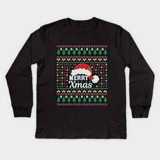 Merry Xmas Gifts | Ugly Christmas Gifts Kids Long Sleeve T-Shirt